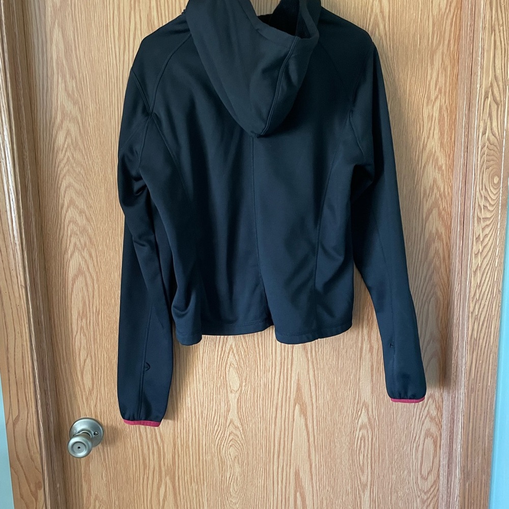 Harley-Davidson Ladies Leather Jacket W/ Red & Gray Design. Sweatshirt included - Picture 14 of 16